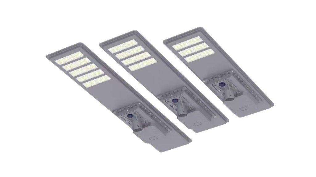A4 All‑in‑One Solar Street Light with Die‑Cast Battery Box, Aluminum‑Alloy Structure & Double‑Layer Waterproof Design, 500W‑700W